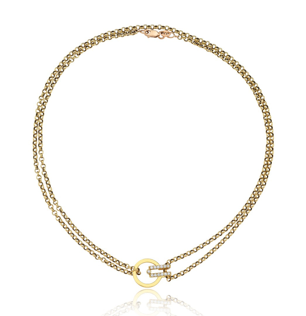 Hub Diamond Chain Choker