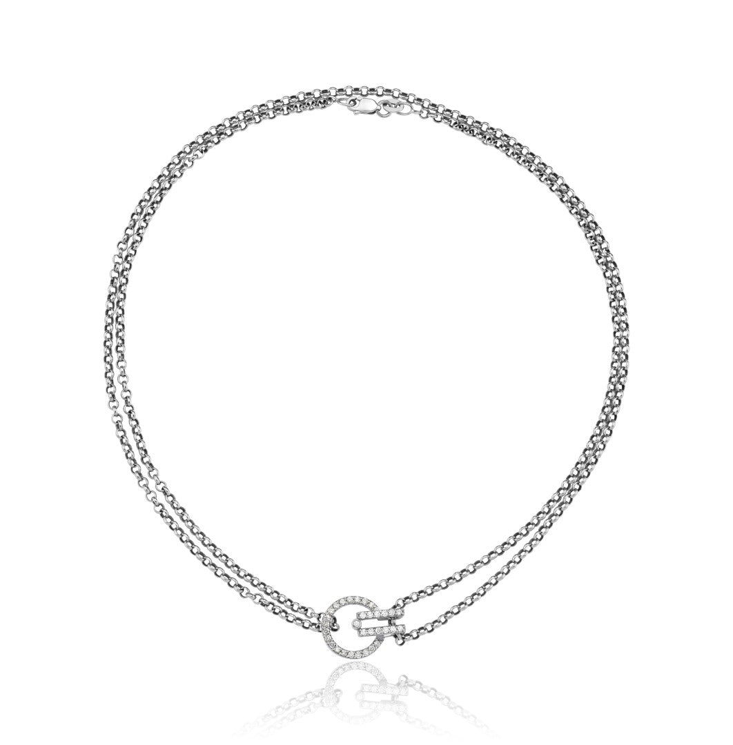 Hub Diamond Chain Choker