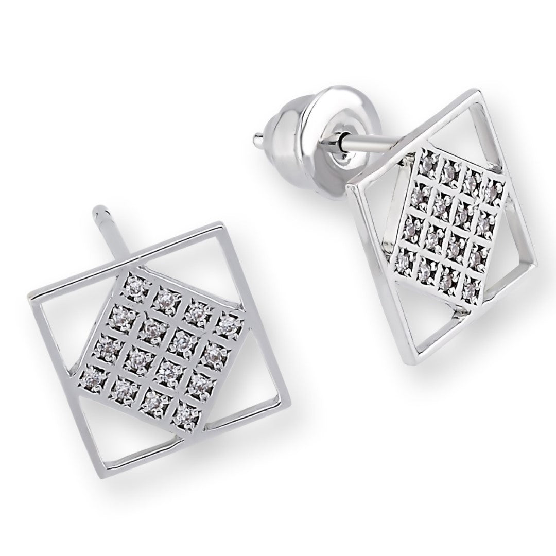 Mini Square Earring - Single