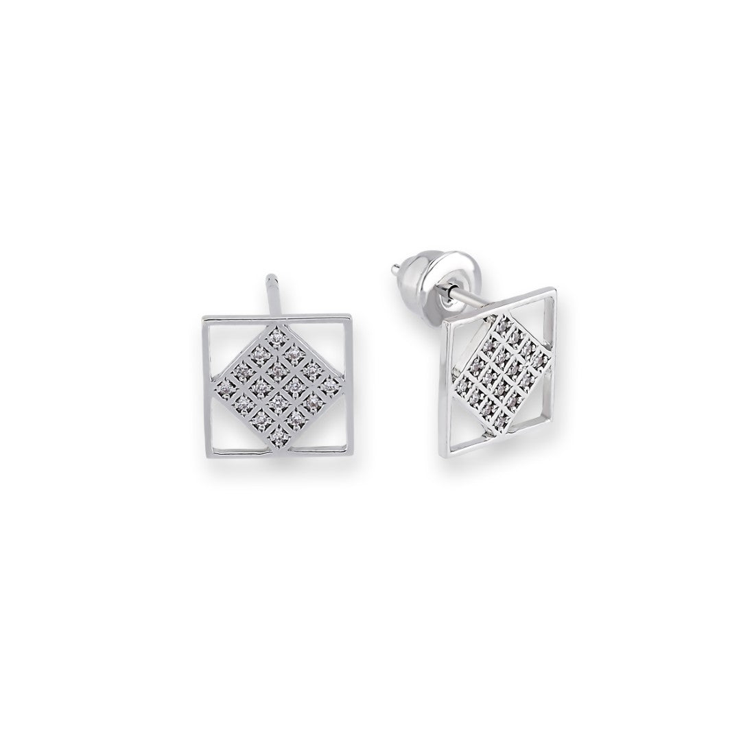 Mini Square Earring - Single