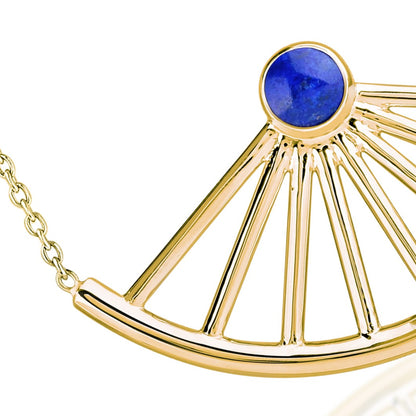 Eye Necklace With Lapis Lazuli